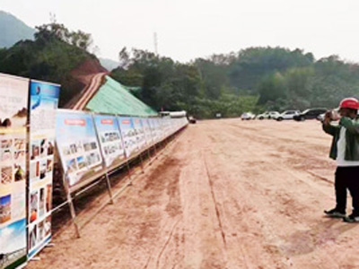 鼎駿塑業、中鐵北京局樣板性邊坡防護工程觀摩會開始了！