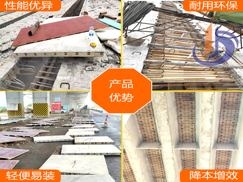 【高速公路】濕接縫模板 市政橋梁 中隔板 一模多用 安全環保增效 橫隔板模板、塑鋼模板