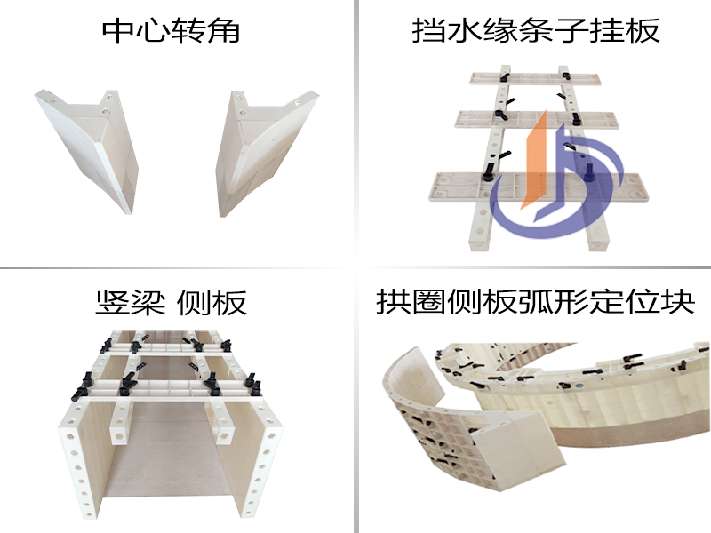 路堤拱形骨架—(無蓋板)塑料模板R1.5m 拱形格塑料模板